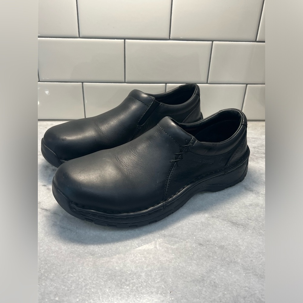 Red Wing's Women Black Leather Slip-on Shoes/Size 9